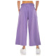 Be Nation Γυναικείο παντελόνι Terry Cropped 7/8 Wide Leg Pants